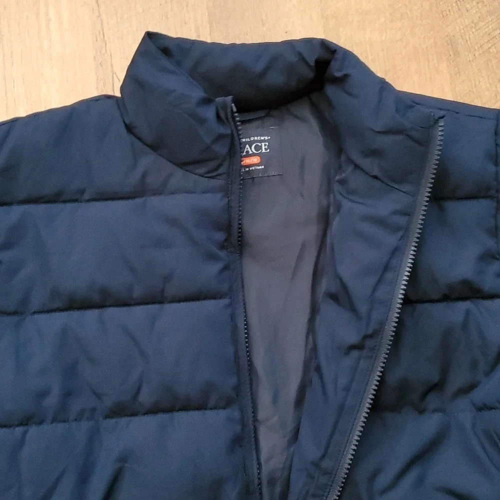 Children's‎ Place Boys 10-12 Lightweight Navy Puffer Jacket